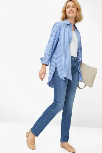 BRAX Jeans|Weekend Edit-MARY STRETCH COTTON JEANS STONE-BLUE