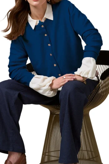 LOOBIES STORY Cardigans|Winter Style-MIFFY CARDI PEACOCK