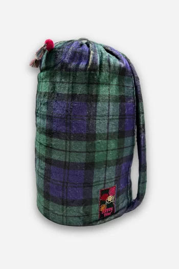 JOHNNY WAS Gift Guide|Travel Essentials-MINGO PLAID COZY BLANKET MULTI