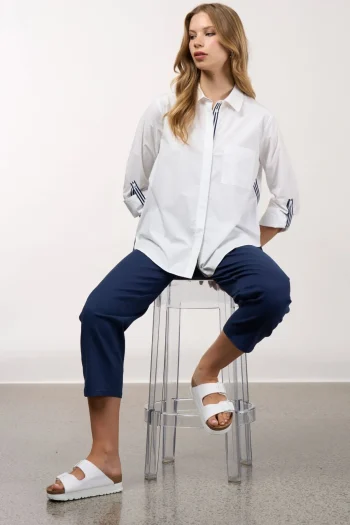 MADLY SWEETLY Shirts|Weekend Edit-MIXED MEDIA SHIRT