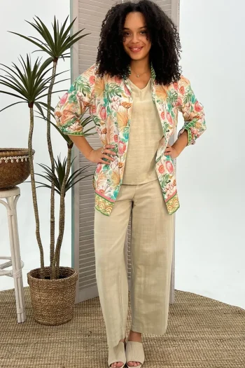 CIENNA Shirts-MONA SHIRT FLOWER