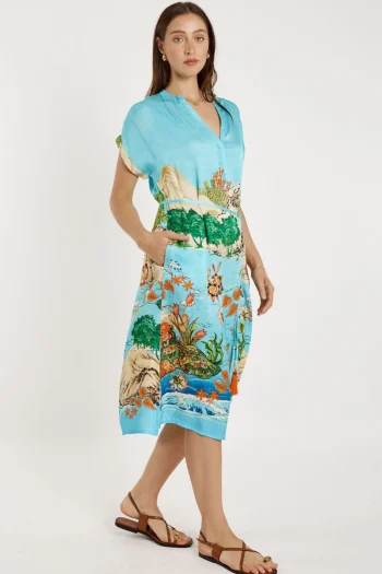 RUBY YAYA Dresses-MONTPELLIER DRESS PRINT