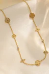 SUSAN ROSE Jewellery-MULTI CLOVER NECKLACE GOLD