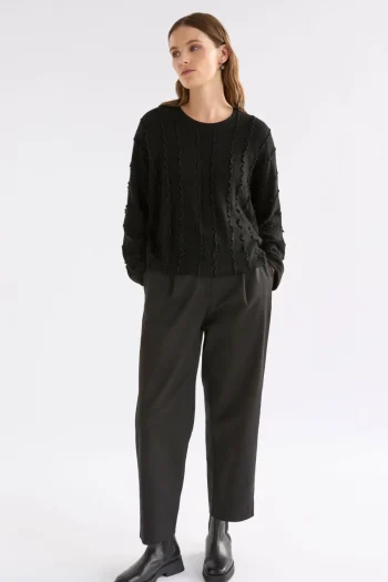 ELK Jumpers|Winter Style-MUSSE SWEATER BLACK