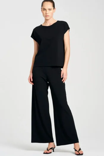 MELA PURDIE Pants-PALAZZO PANT BLACK