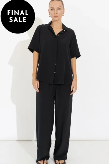 SARA FOX Pants-PALM PANT BLACK