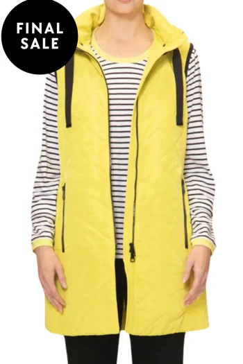 VERGE Vests|Winter Style-PALMA VEST CITRUS