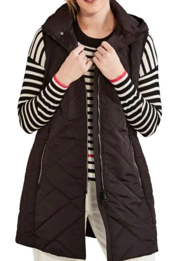 VERGE Vests-PALMA VEST BLACK