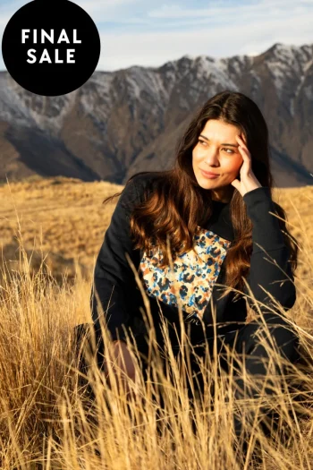 ELM Track Tops-PANORAMA CREW SAPPHIRE