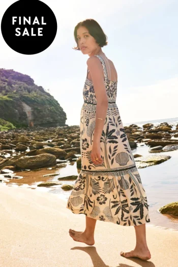POL CLOTHING Dresses-PARADISE TIER DRESS PRINT