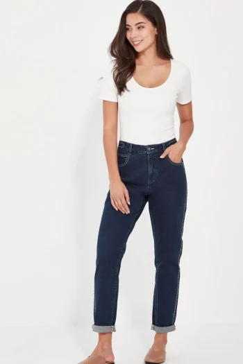 VERGE Jeans|Winter Style-PARIS 85 JEANS DEEP-INDIGO