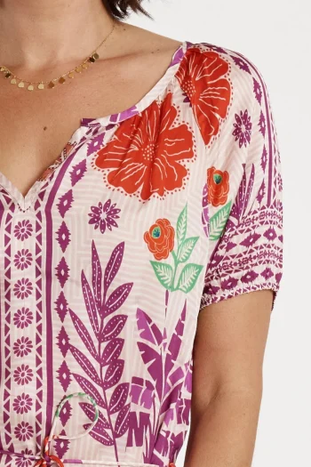 LULA SOUL Dresses-PARISIO DRESS FUSCHIA