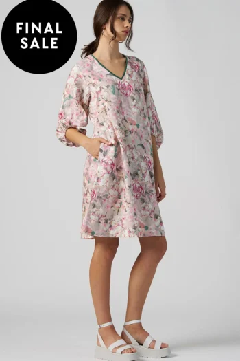 MADLY SWEETLY Dresses-PETALS PLEASE DRESS CHALK