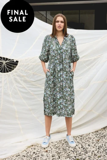 MADLY SWEETLY Dresses-PICK A PATH DRESS KHAKI