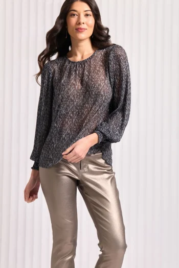 FOIL Blouses|Winter Style-PLEATS TO MEET YOU BLOUSE