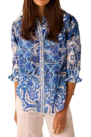 LANIA Shirts-PORTO SHIRT BLUE