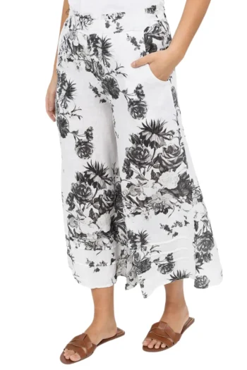 MADE IN ITALY Pants|Weekend Edit-PRINTED PANT WHITE