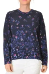 IVKO Jumpers|Winter Style-PRINTED PULLOVER PURPLE