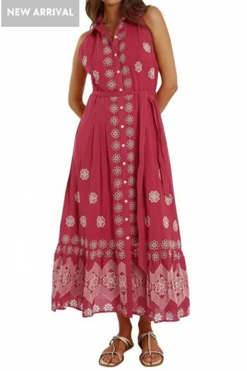 RUBY YAYA Dresses-RAVELLO MAXI WATERMELON