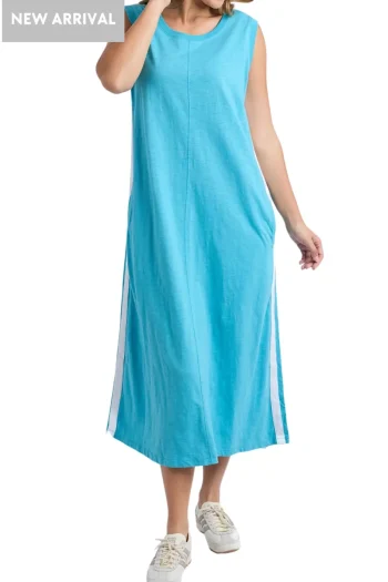 FOXWOOD Dresses-RECOVERY TANK DRESS SKY
