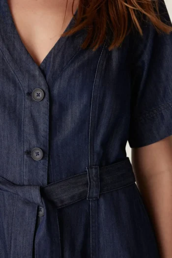 CABLE Dresses|Winter Style-REMY DRESS INDIGO