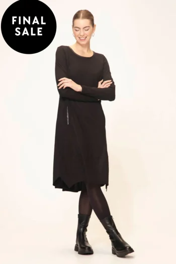 VERGE Dresses-REVOLVE DRESS BLACK