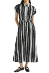 ELK Dresses-REZA SHIRT DRESS BLACK-WHITE