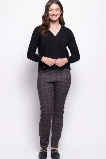 FOIL Cardigans|Winter Style-RIB CARDIGAN BLACK