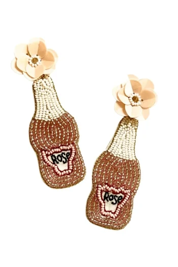 ZODA Jewellery|Gift Guide-BOTTLE EARRINGS-FJEA19772 ROSE