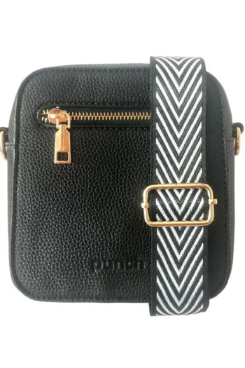 PUNCH Bags|Winter Style-SAMANTHA MINI SQUARE BAG BLACK