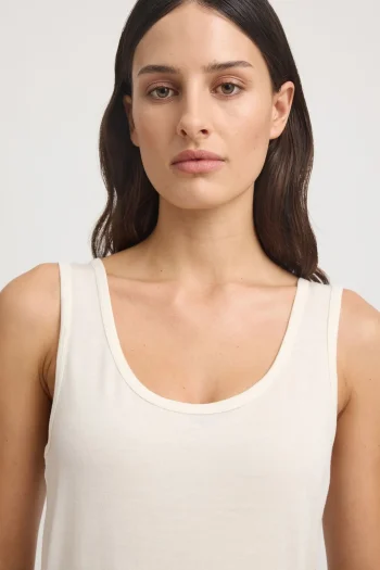 TOORALLIE Tops-SCOOP MERINO TANK