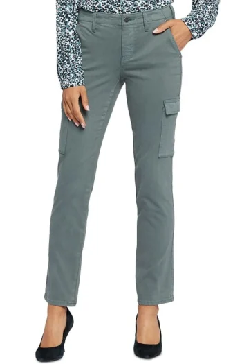 NYDJ Jeans-SHERI SLIM CARGO SAGE-LEAF