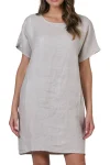 NATURALS BY O AND J Dresses-SHIFT DRESS DUNE