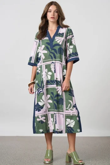 MADLY SWEETLY Dresses|Weekend Edit-SILHOUETTE DRESS MULTI