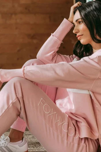 FOXWOOD Tracksuits|Track Pants-SIMPLIFIED TRACK PANT BLOSSOM