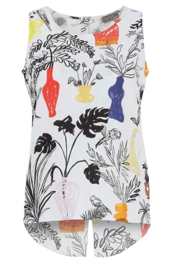 DOLCEZZA Tops-S/LESS TOP SUMMER-BOUQUET