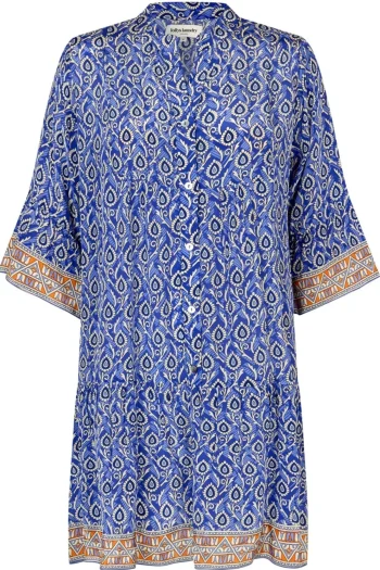 LOLLYS LAUNDRY Dresses-SOHOLL SHORT DRESS BLUE