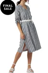 MADLY SWEETLY Dresses|Weekend Edit-SPOT THE STRIPE DRESS NAVY-SAGE