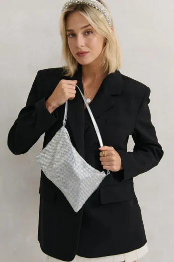 ANGELS WHISPER Bags-STELLA GLOMESH BAG SILVER