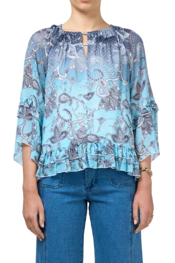 LOOBIES STORY Blouses-STEVIE BLOUSE INDIGO