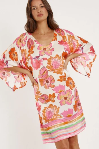 RUBY YAYA Dresses-SUNRISE DRESS PINK