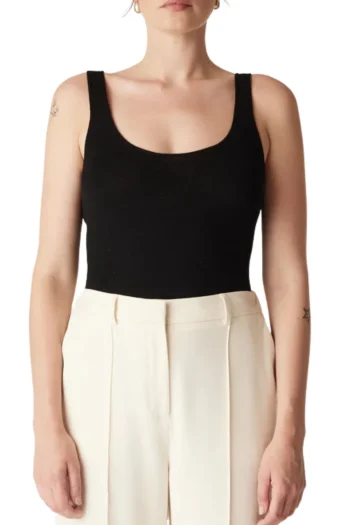 CABLE Tops|Winter Style-SUPERFINE MERINO SINGLET