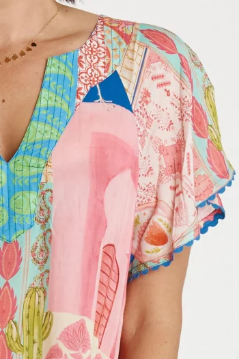 LULA SOUL Dresses-TAJ DRESS MULTI