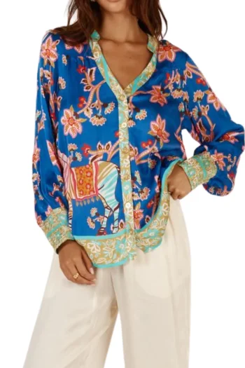 RUBY YAYA Shirts-TANGO SHIRT PRINT