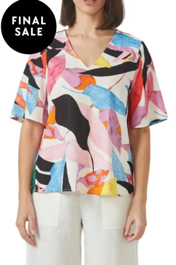 VERGE Tops-TANGO TOP PRINT