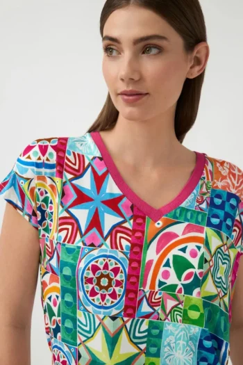 TINTA T Shirts|Tops-TEODORA TEE MULTI