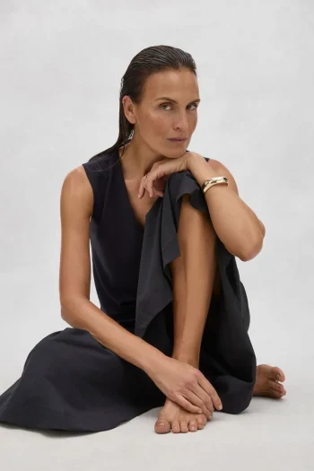 MELA PURDIE Tops-V TANK BLACK