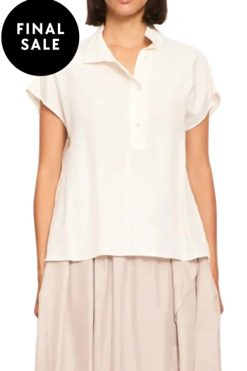 POL CLOTHING Shirts-VAULT SHIRT PP5025 CREAM