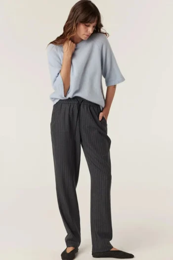 CABLE Pants|Winter Style-VINCENT WOOL PANT GREY