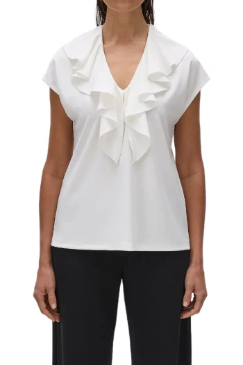 MELA PURDIE Tops-WAVE SHELL CREAM